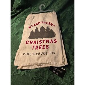 Robert Stanley Home Collection Farm Fresh Christmas Trees Dish Towel‎ /0443